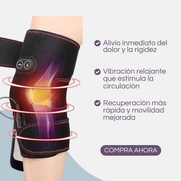 RODILLERAS TÉRMICAS CON VIBRACIÓN – Relaja, desinflama y mejora la circulación