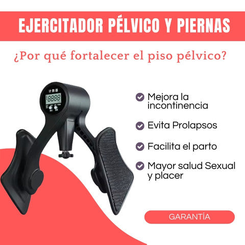 EJERCITADOR PÉLVICO Y DE PIERNAS - Fortalece el piso pélvico y los muslos internos