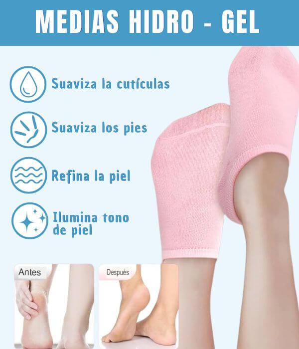 MEDIAS HIDRA-GEL, suaviza e hidrata tus Pies Secos y Agrietados