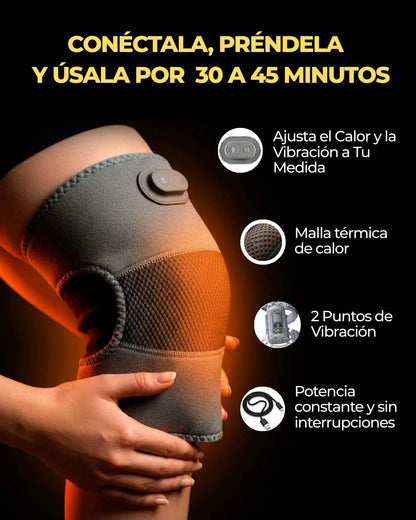 RODILLERA TÉRMICA CON MASAJE POR VIBRACIÓN – calor y masajes para aliviar rodillas rígidas