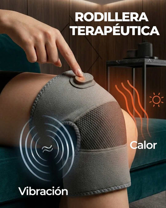 RODILLERA TÉRMICA CON VIBRACIÓN – calor y masaje para rodillas rígidas y fatigadas