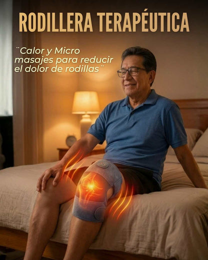 RODILLERA TÉRMICA CON MASAJE POR VIBRACIÓN – calor y masajes para aliviar rodillas rígidas