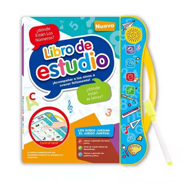 LIBRO ELECTRÓNICO BILINGUE, aprende Inglés y Español sin pantallas