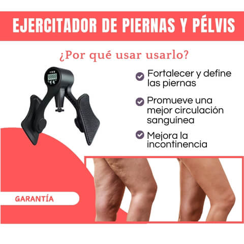 EJERCITADOR PIERNAS Y PELVIS- Tonifica piernas, glúteos y previene la debilidad de la pelvis